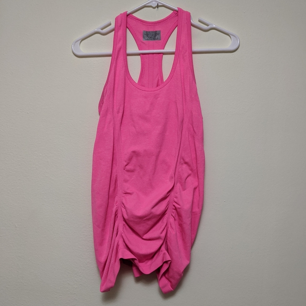 Athleta Fastest Track Racerback Tank Pink
